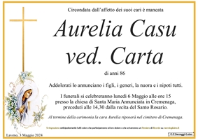 Aurelia Casu Ved. Carta (VA) 