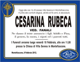 Cesarina Rubeca (VT) 