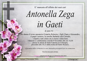 Antonella Zega In Gaeti (VA) 