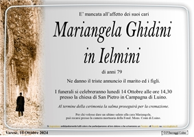 Mariangela Ghidini In Ielmini (VA) 