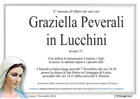 Gabriella Peverali In Lucchini (VA) 